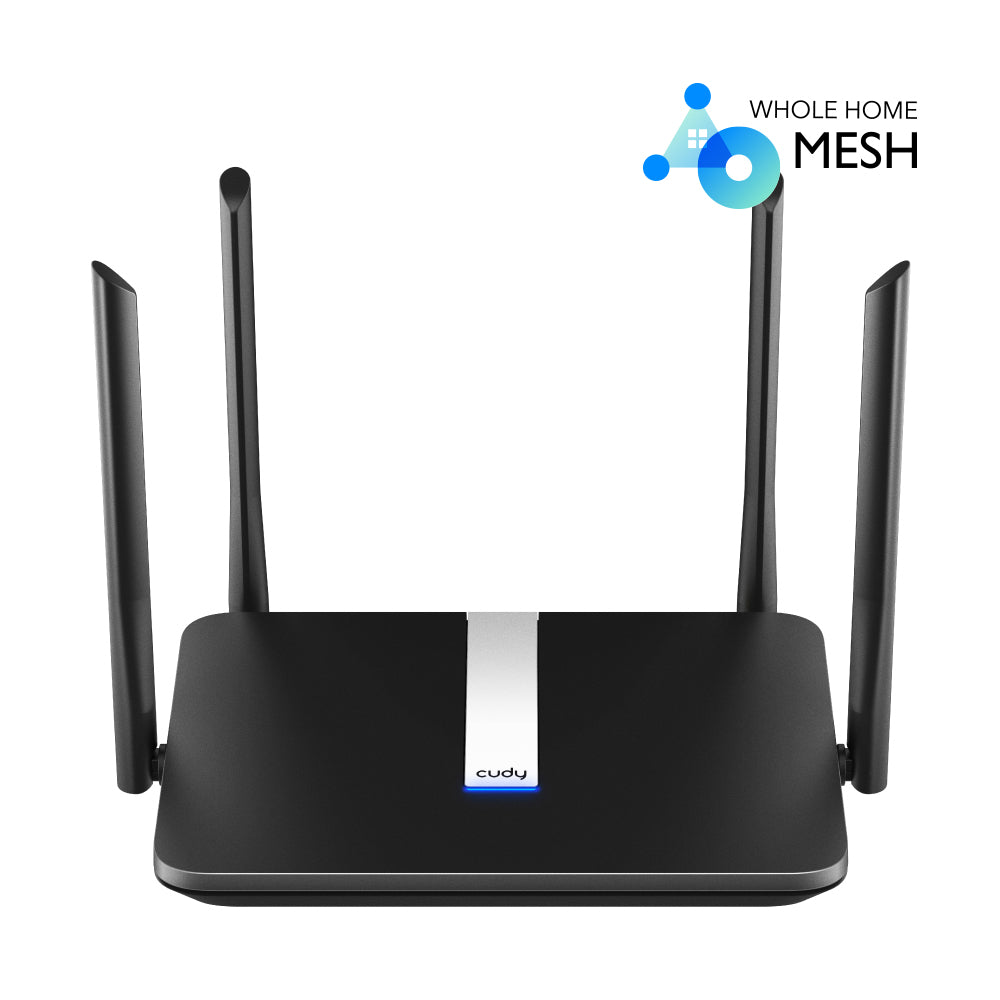 Cudy X6 AX1800 Mesh WiFi 6 Router with Dual Band WiFi (Plug and Play)